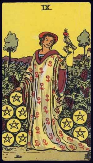 Nine Of Pentacles