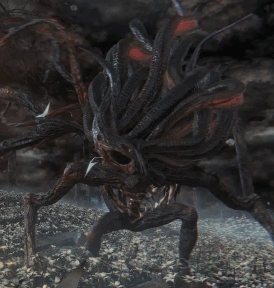 The Moon Presence / Flora (Bloodborne) reference