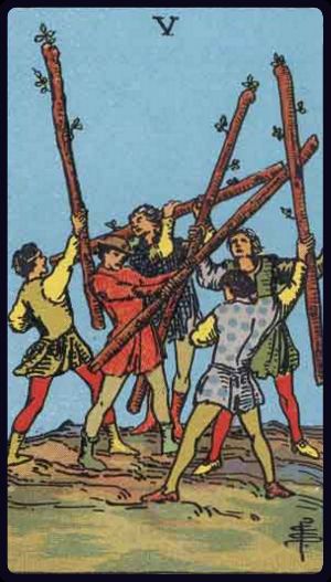 Five Of Wands